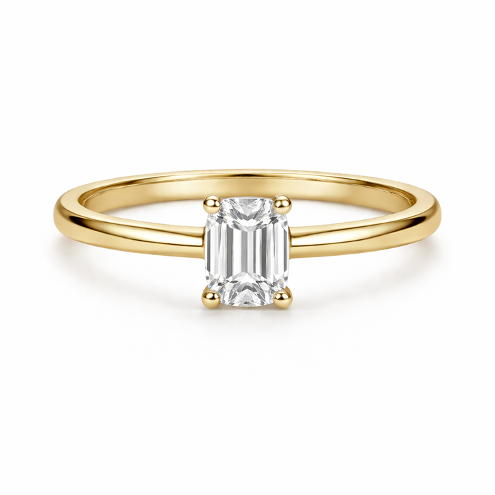 .70ct Emerald Cut Diamond Solitaire Ring
