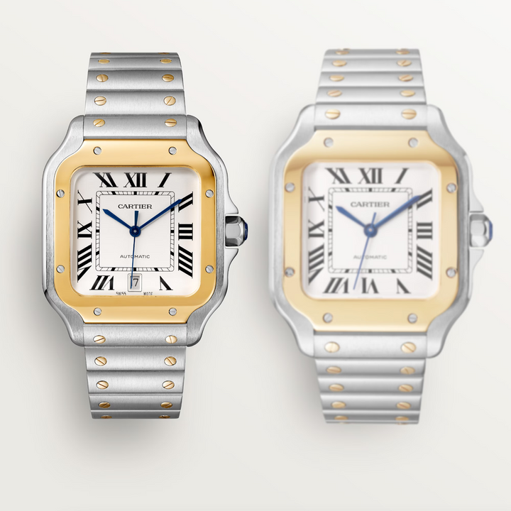 Santos Steel and Yellow Gold Medium Model