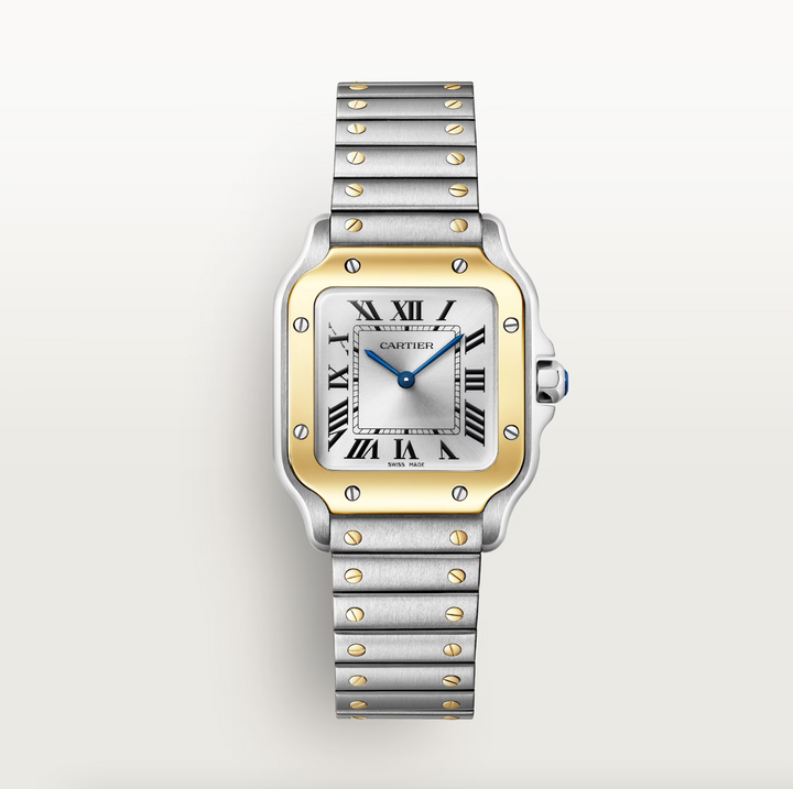 Santos Steel and Yellow Gold Small Model