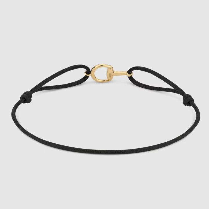 Horsebit 18k Charm Bracelet