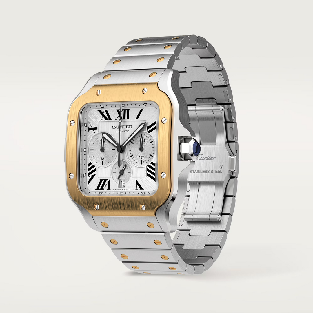Santos Steel and Yellow Gold Extra-Large Model