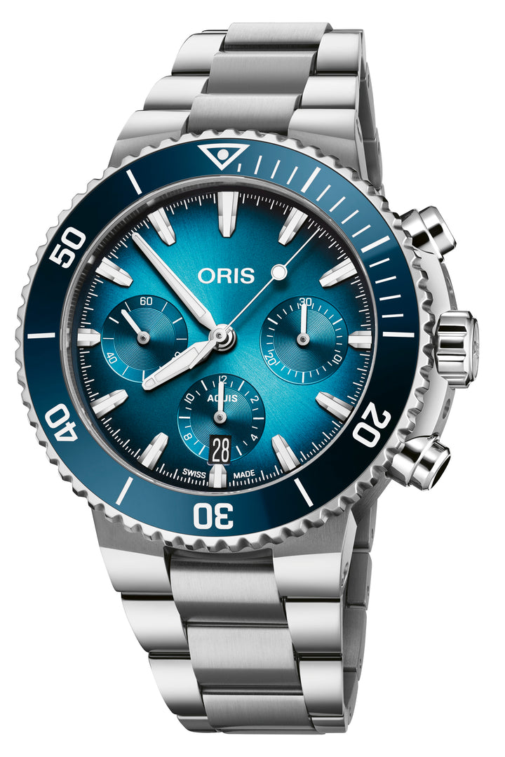 Divers Sixty-Five Chronograph Blue Dial 40MM Watch