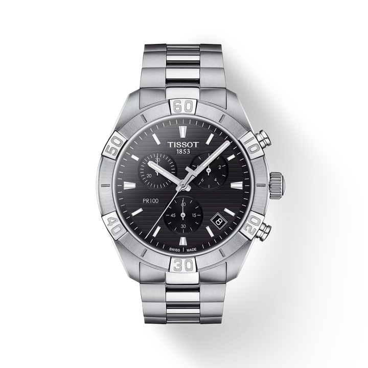 PR 100 Sport Gent Chrono Steel 44MM Watch
