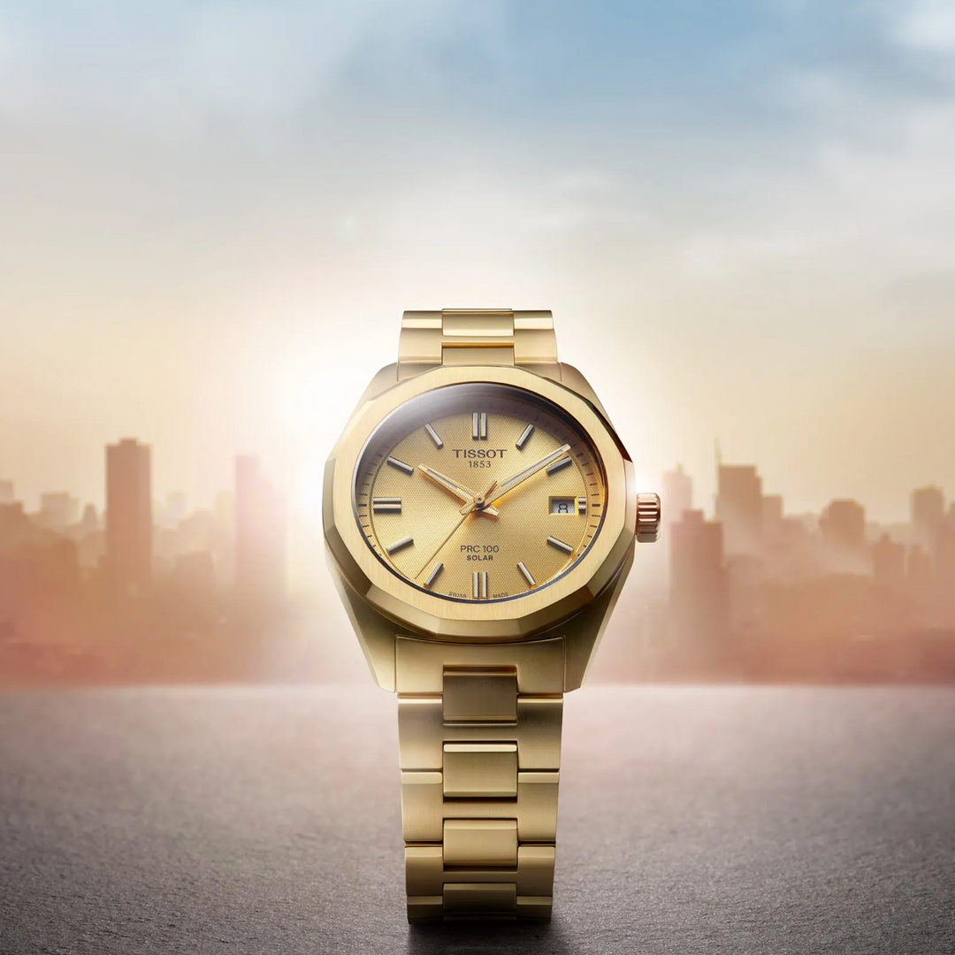 PRC 100 SolarChampagne Dial 39MM Watch