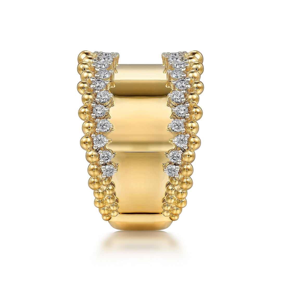 Bujukan Wide Diamond Ring