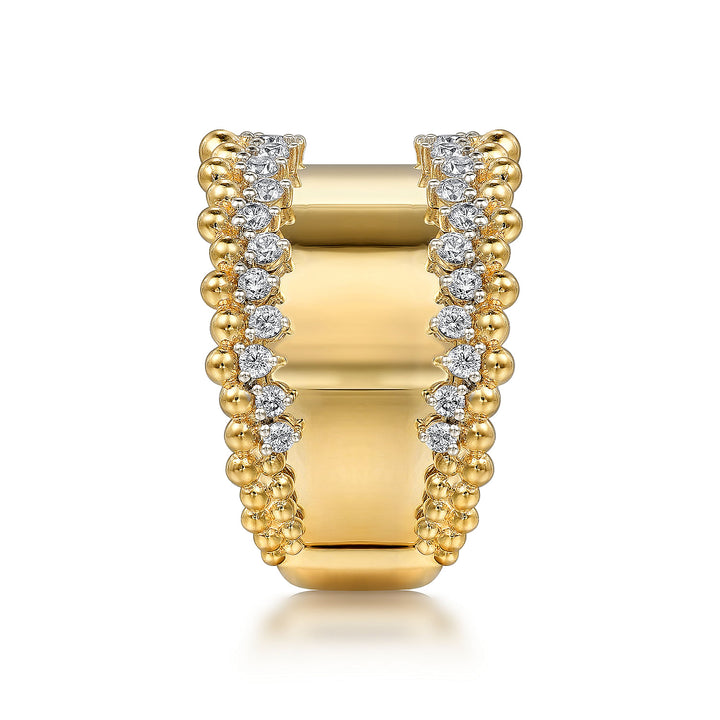 Bujukan Wide Diamond Ring