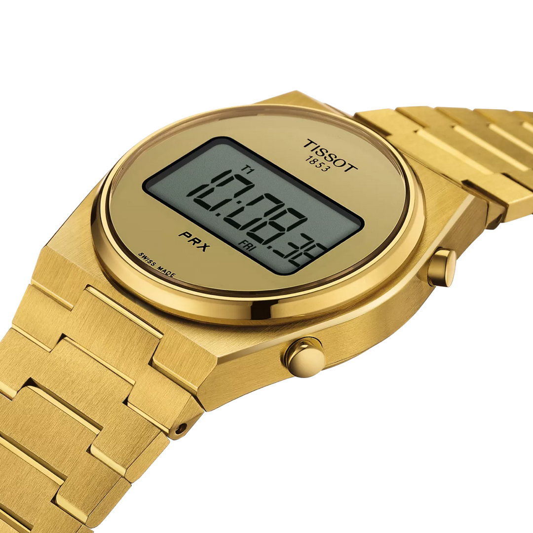 PRX Golden Digital Dial 35MM Watch