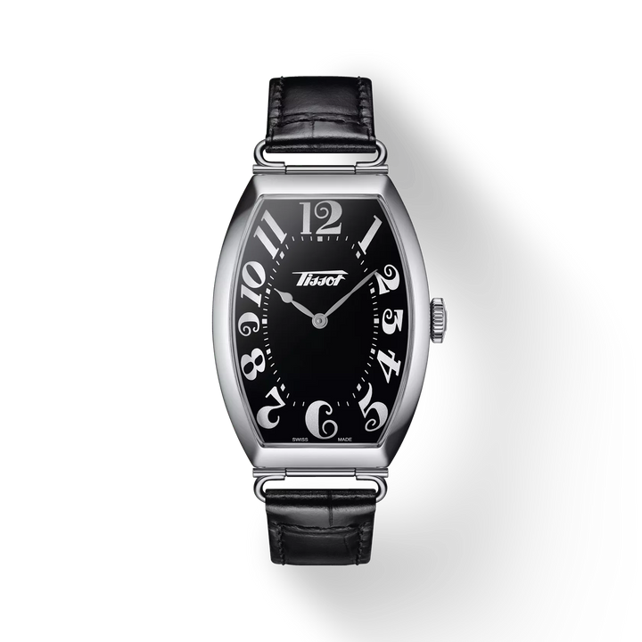 Heritage Porto 42 Tonneau Black Dial Watch