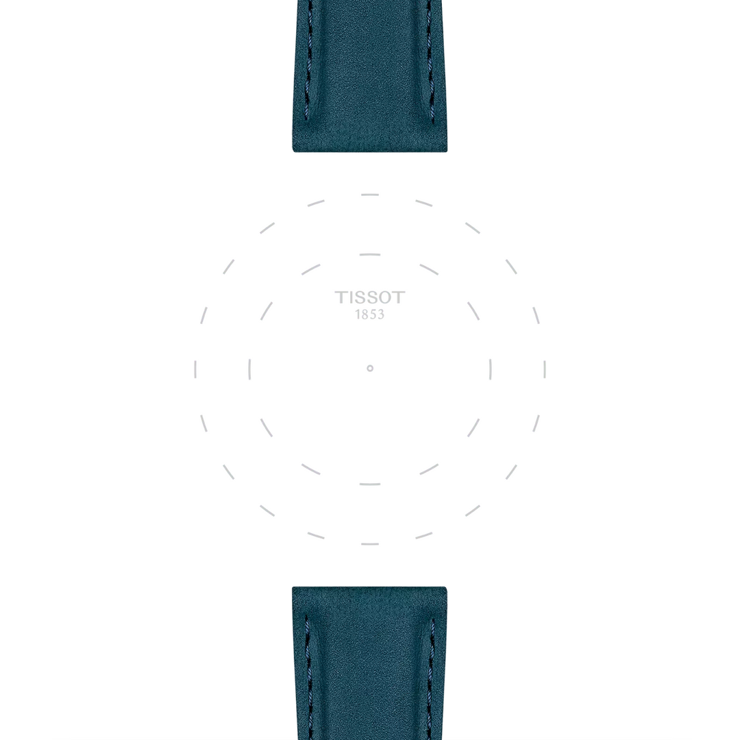 Blue Leather Strap