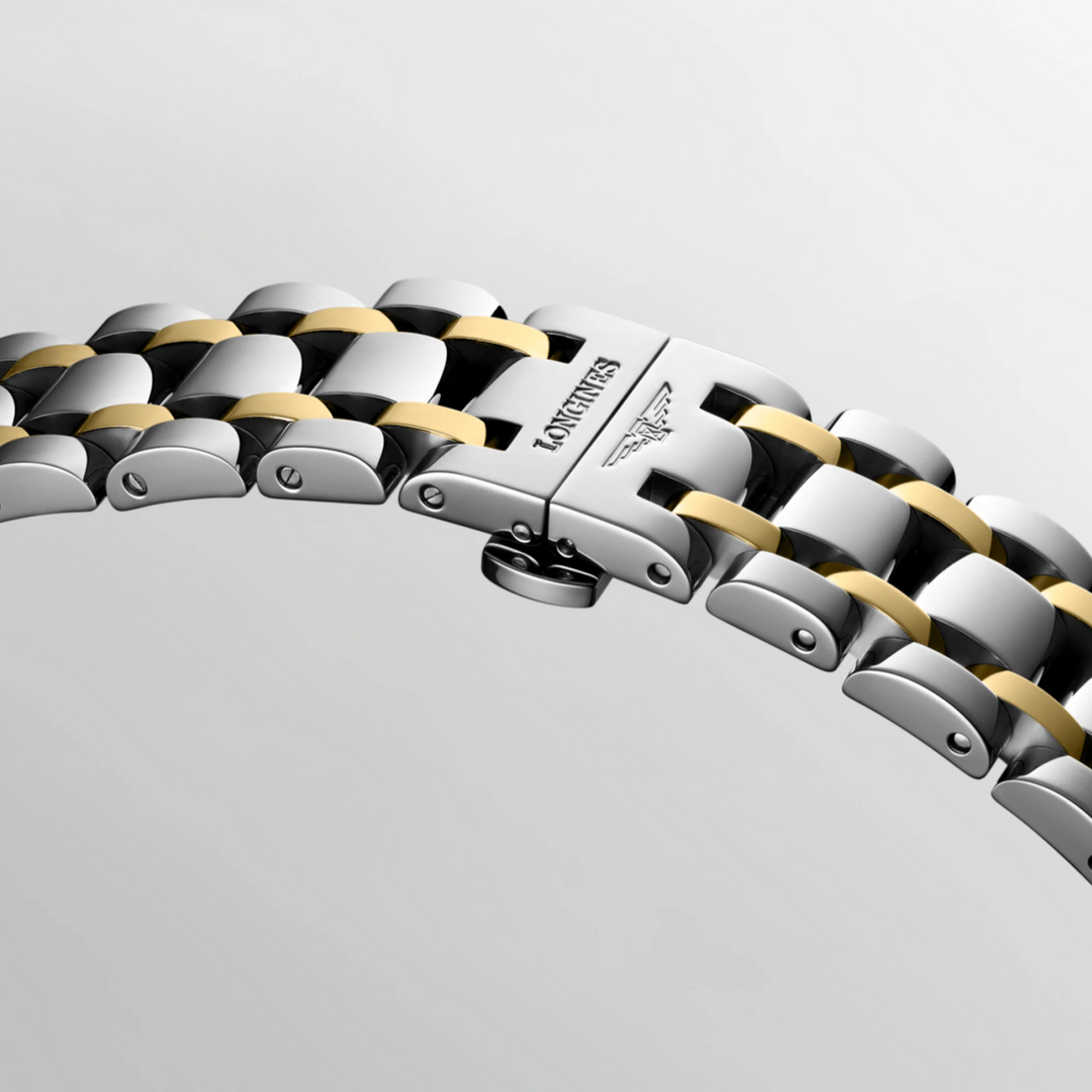 Dolcevita Steel and Rose Gold 20x32MM Watch