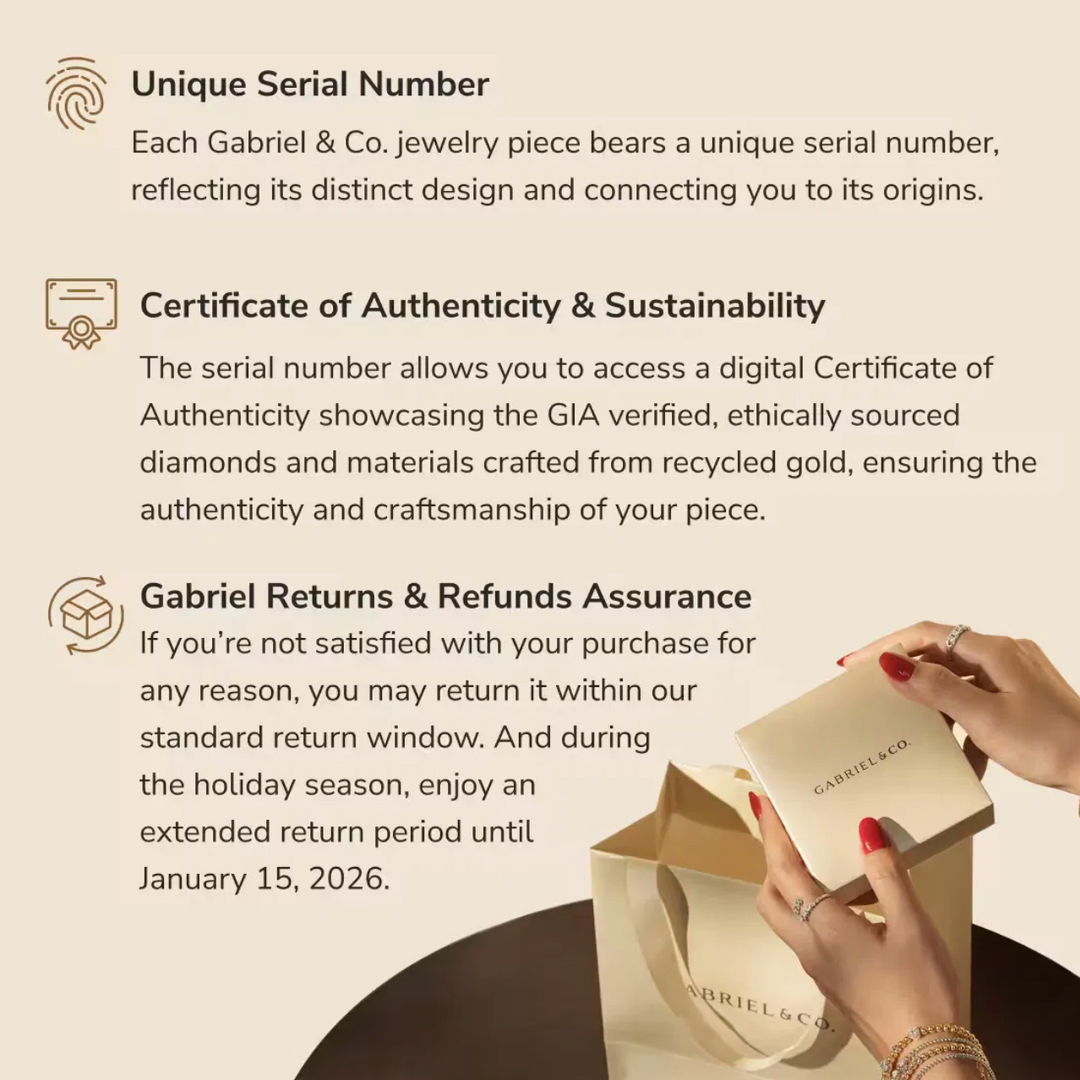 14K Yellow-White Gold 30mm Split Diamond Bujukan Classic Hoop Earrings