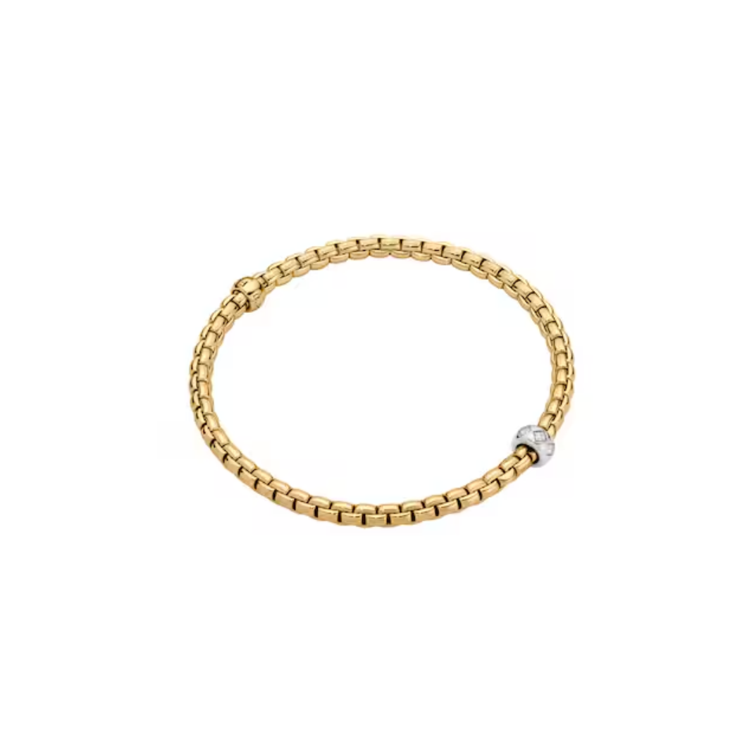 Eka 18K Yellow Gold Diamond Bracelet