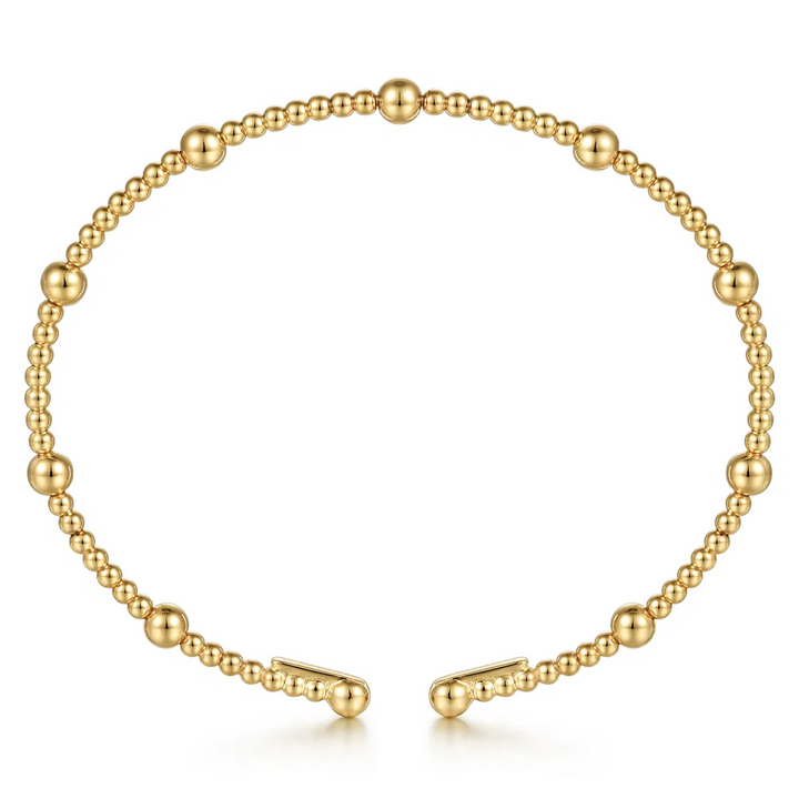 Flexible Beaded Bangle Bracelet