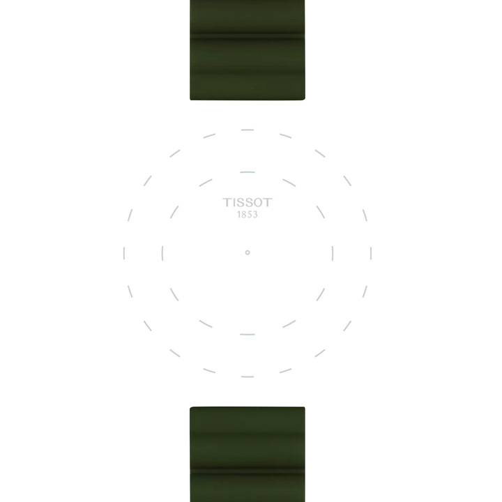 Khaki Green Silicone Strap Lugs 22MM