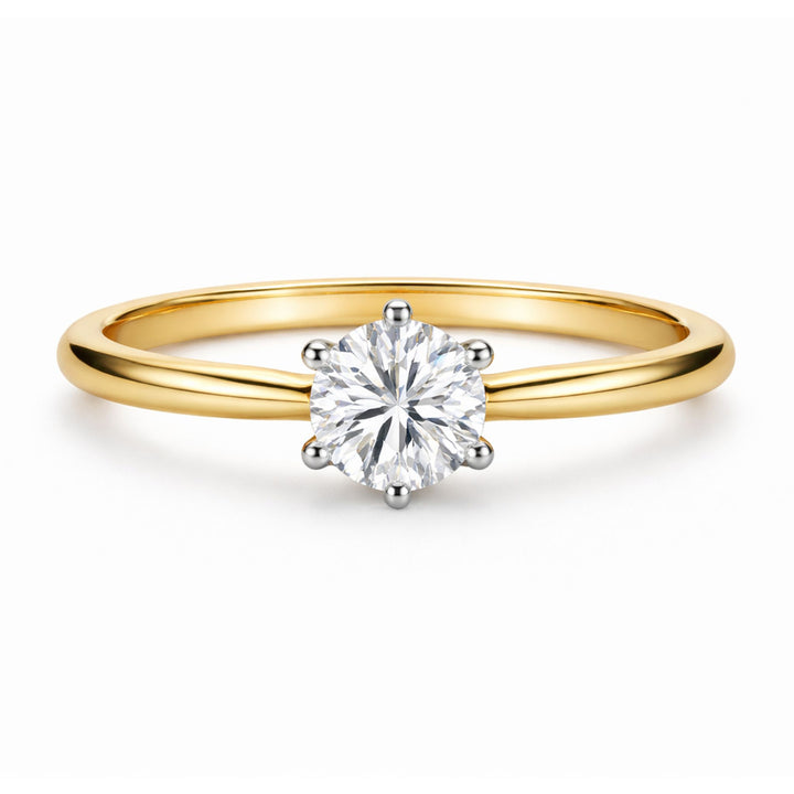 .37CT Round Cut Solitaire Diamond Ring