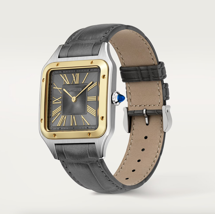 Santos Dumont Steel and Yellow Gold Large Model