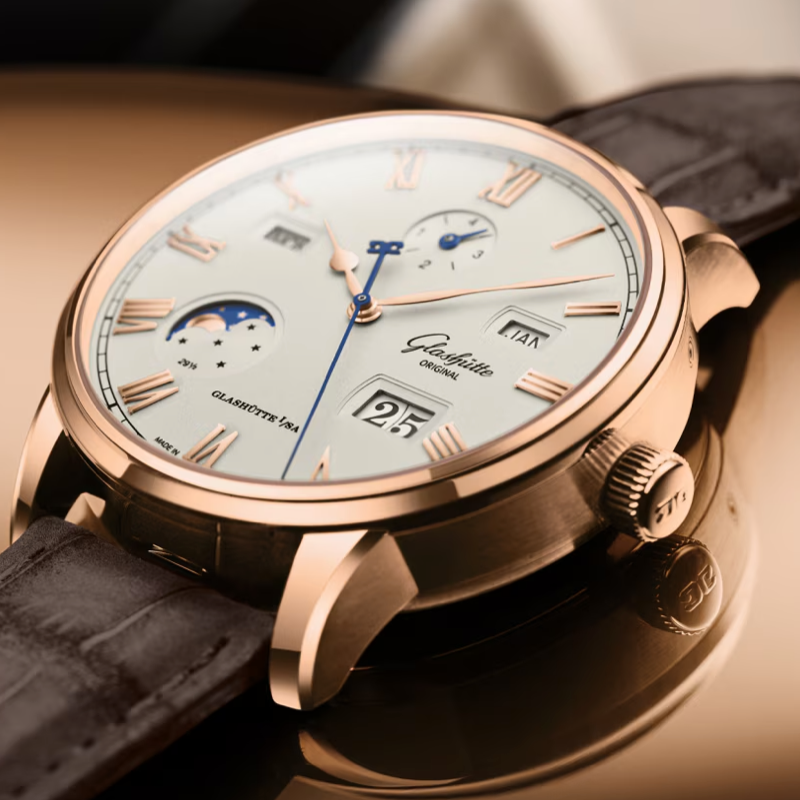 Senator Excellence Perpetual Calendar, Silver Dial 42MM