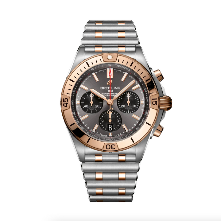 Chronomat B01 Chronograph Stainless Steel and Rose Gold 42MM Watch