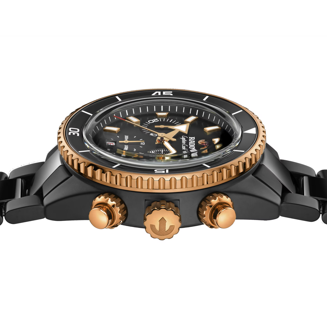 Captain Cook Chronograph Black Ceramic 42MM Watch