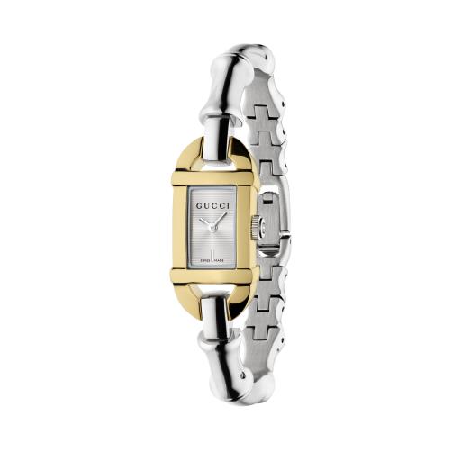 Bamboo Two Tone Bangle Watch