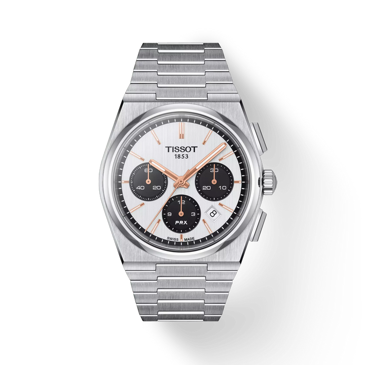 PRX Automatic Chronograph White/Black 42MM Watch