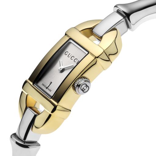 Bamboo Two Tone Bangle Watch