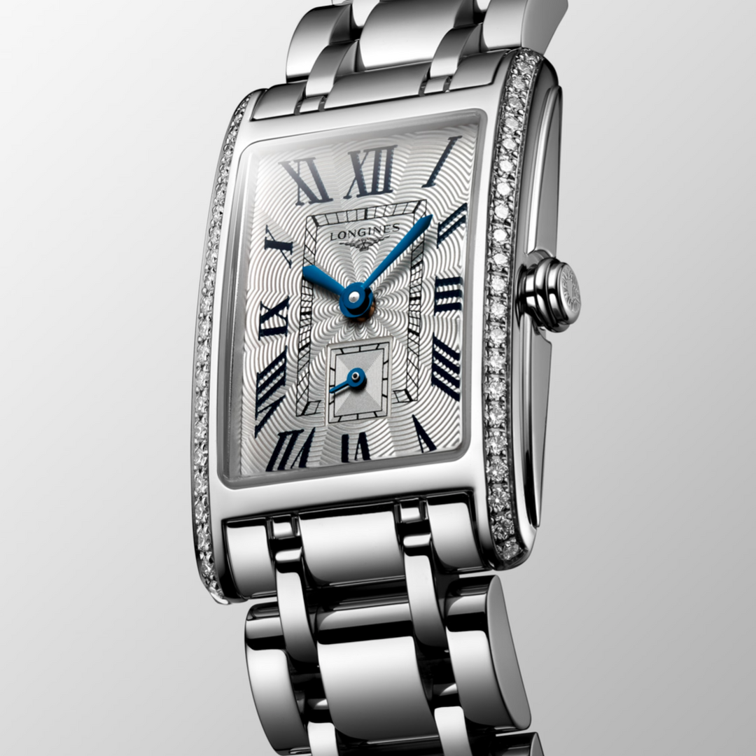 Dolcevita Stainless Steel with Diamonds 20x32MM Watch