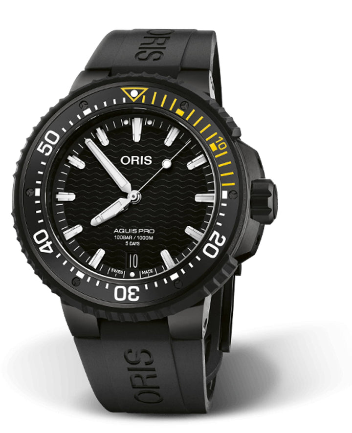 Aquis Pro Date Calibre 400 Titanium Black 49.5MM Watch