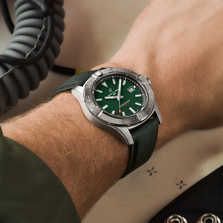 Avenger Green Dial and Strap 42MM Watch