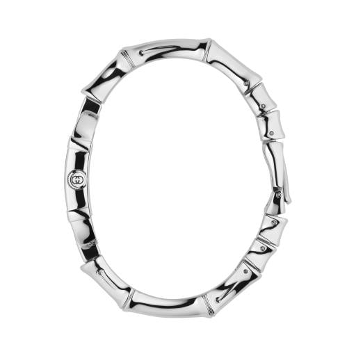 Bamboo Steel Bangle Watch
