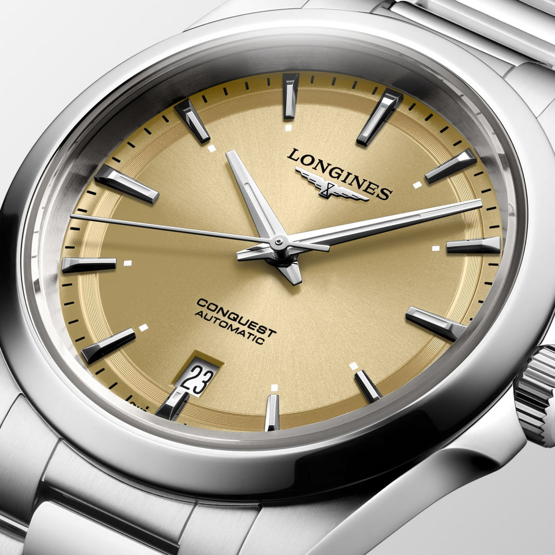 Conquest Champagne 38MM Watch