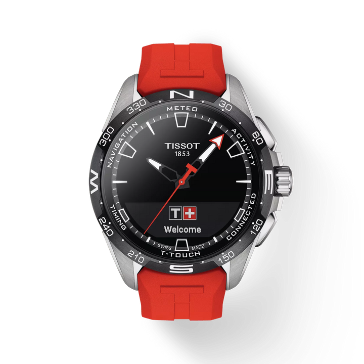 T-Touch Connect Solar 47MM Red/Titanium Watch