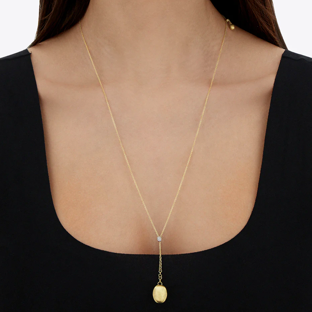 Candle Gold and Diamond Charming Pendant