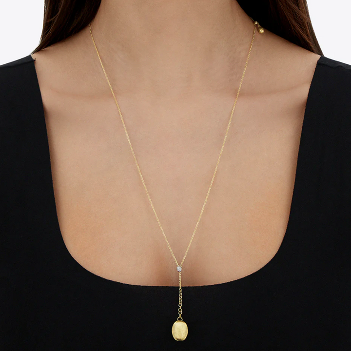 Candle Gold and Diamond Charming Pendant