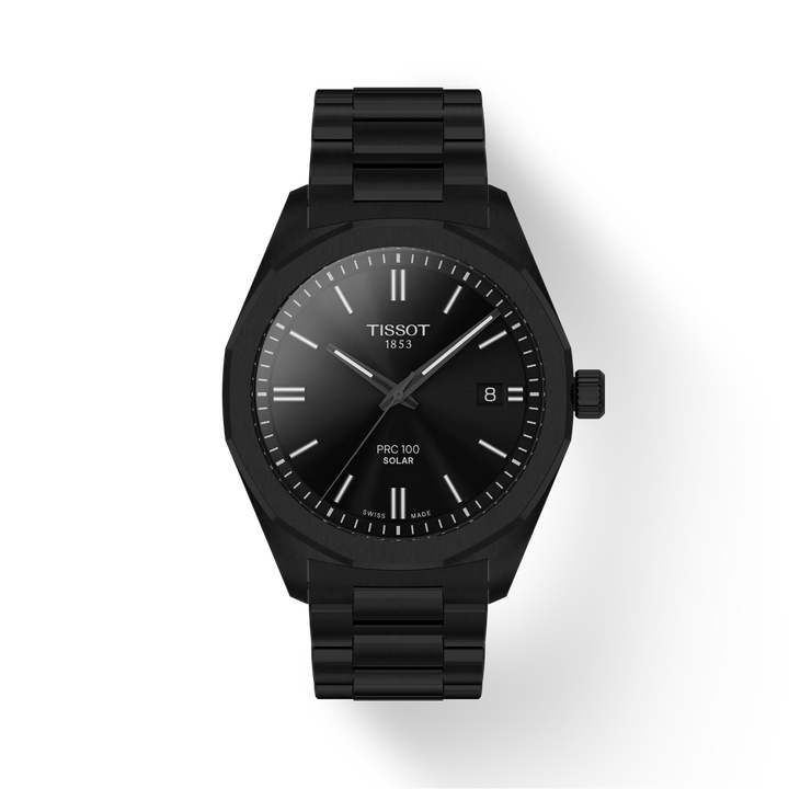 PR 100 Solar Quartz 39MM with Black PVD Coating Watch