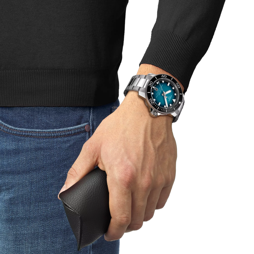 Seastar Professional 2000 Powermatic 80 Aqua Dial 46MM Watch