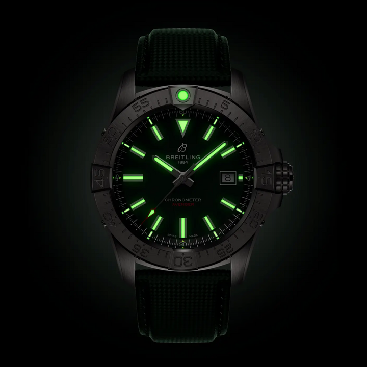 Avenger Green Dial and Strap 42MM Watch