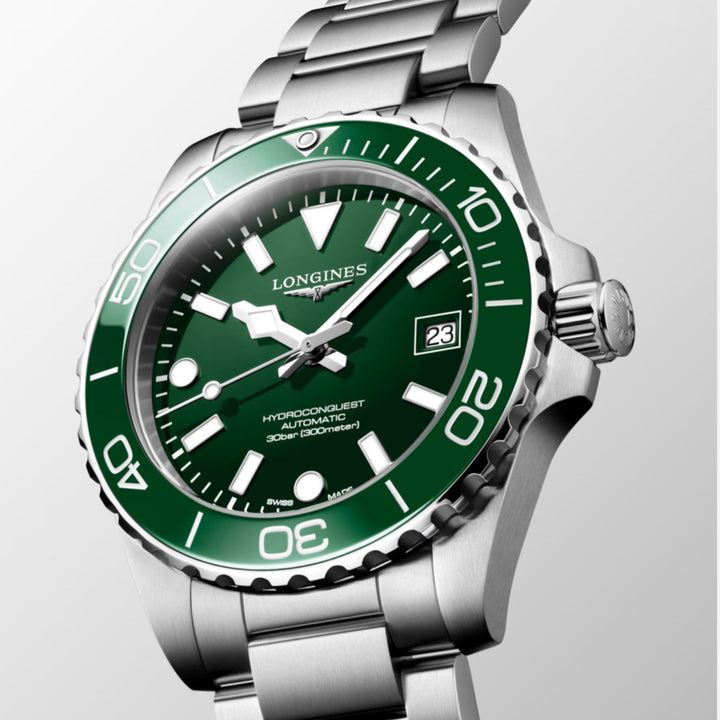 Hydroconquest Green 39MM Watch