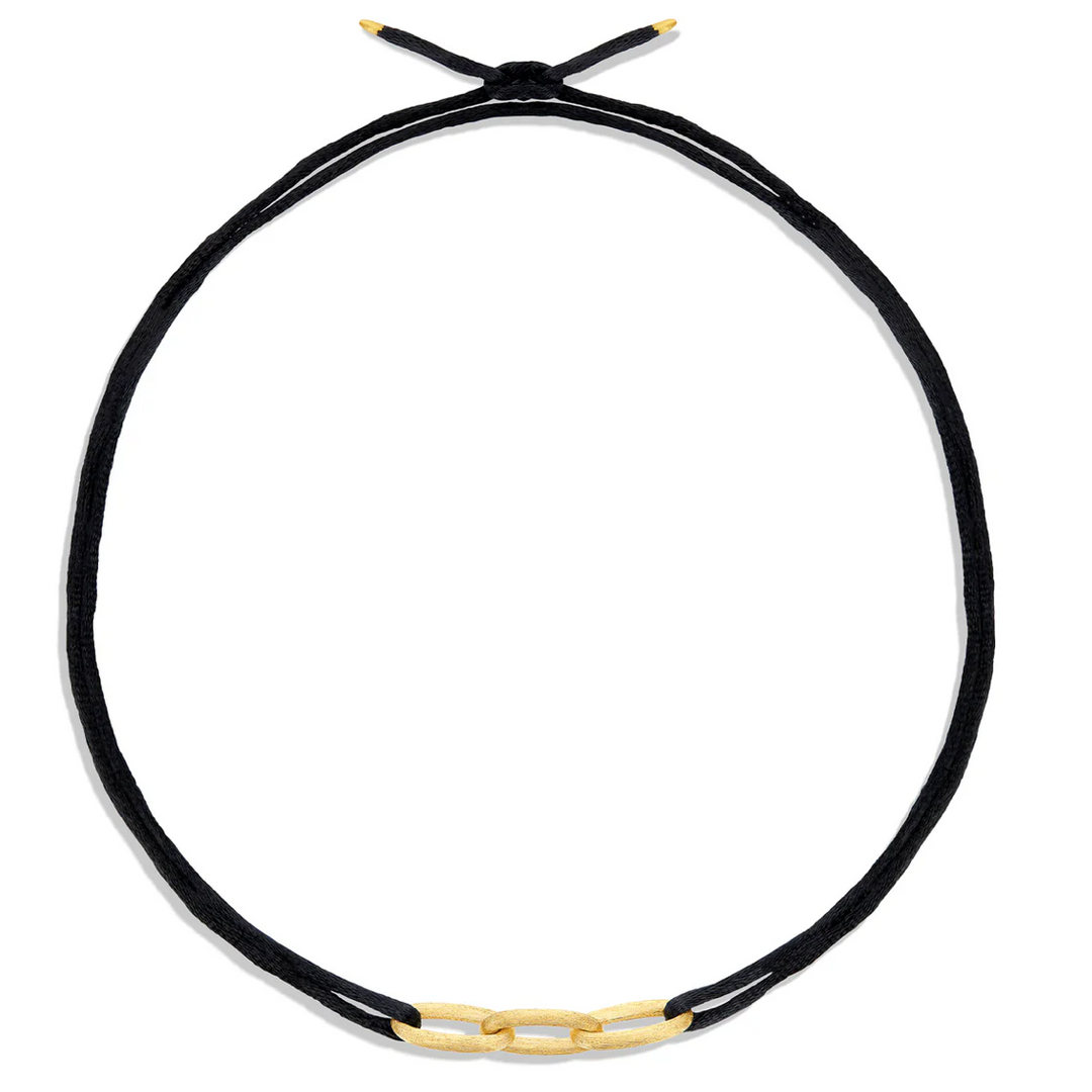 Libera 18KY Pendant with Black Fabric
