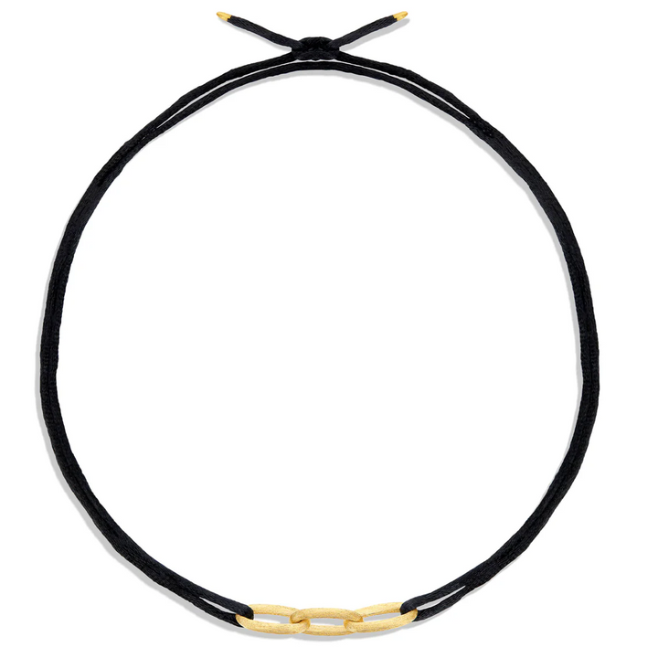 Libera 18KY Pendant with Black Fabric