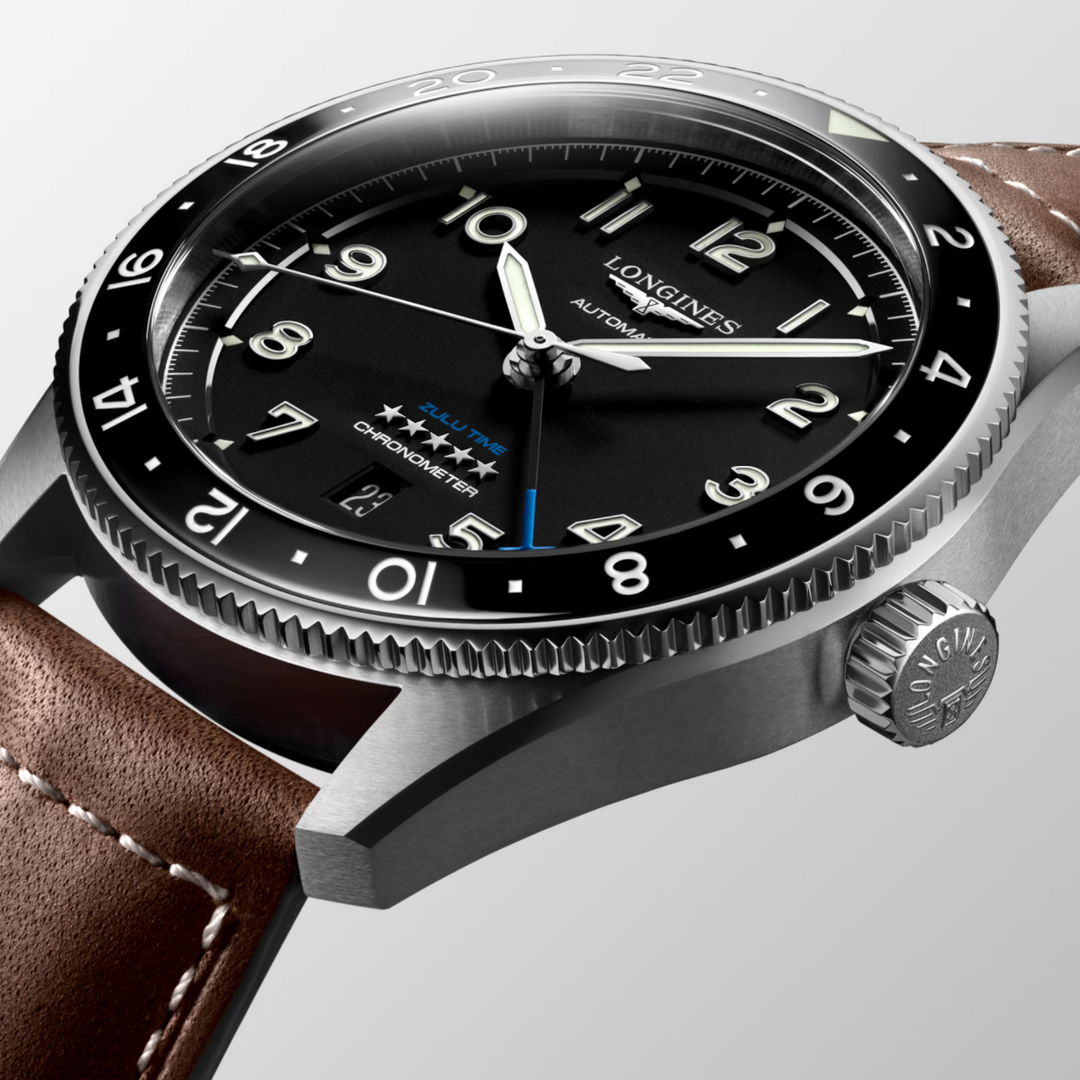 Spirit Zulu Time Black Dial 42MM Watch