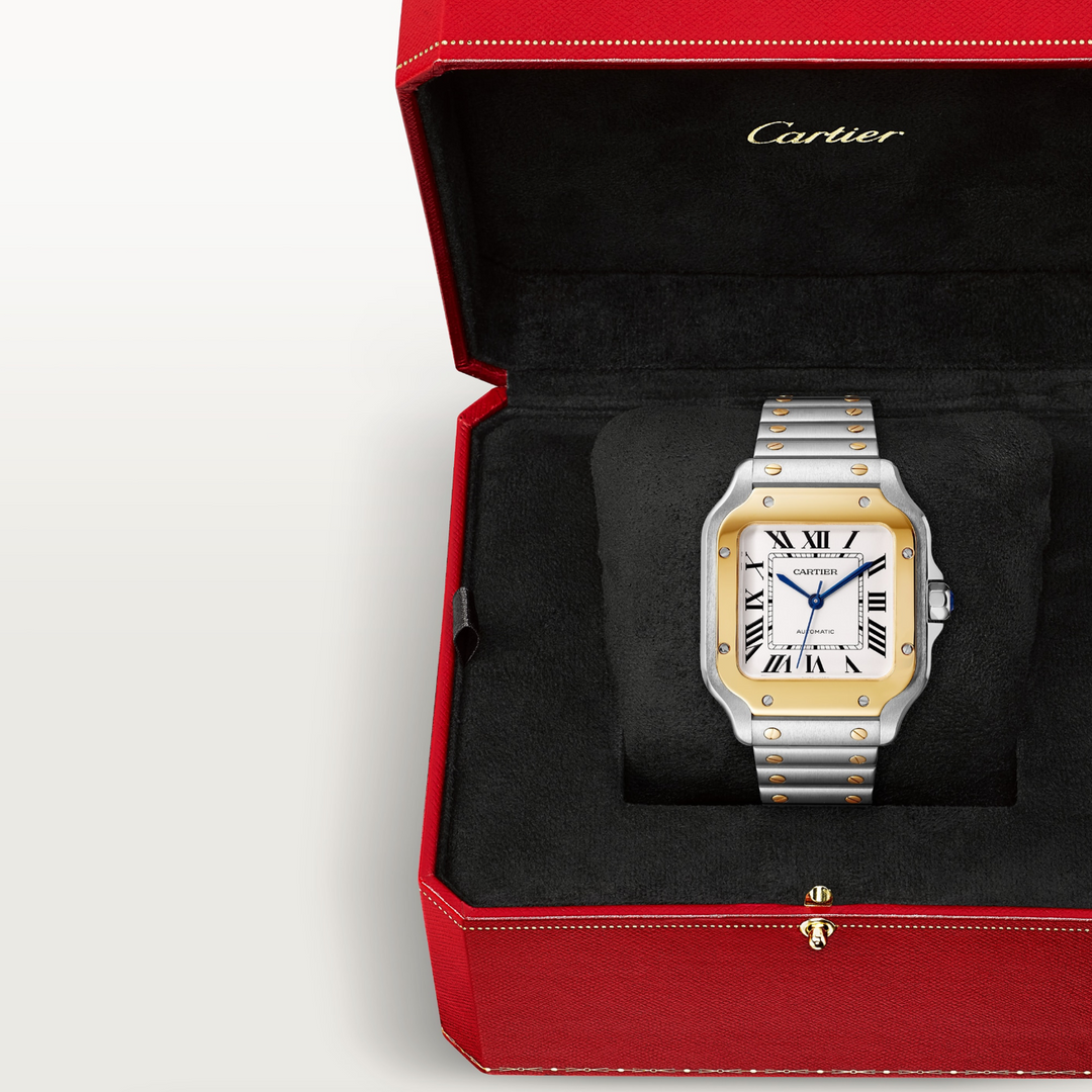 Santos Steel and Yellow Gold Medium Model