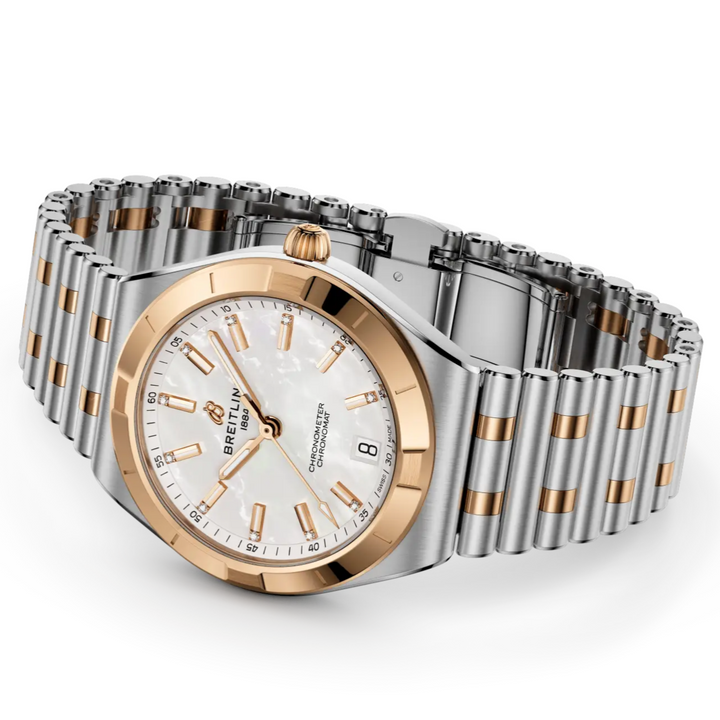Chronomat Steel and Rose Gold 36MM Watch