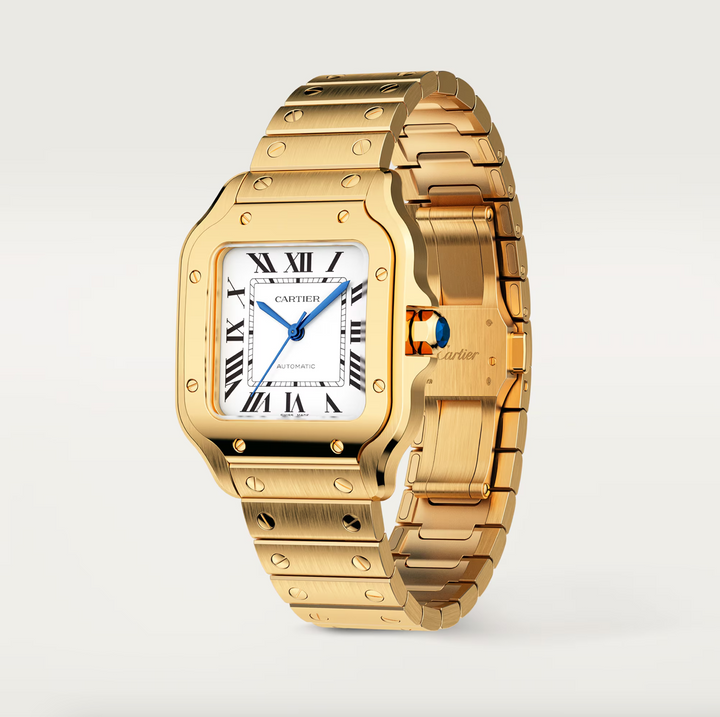 Santos Yellow Gold Medium Model