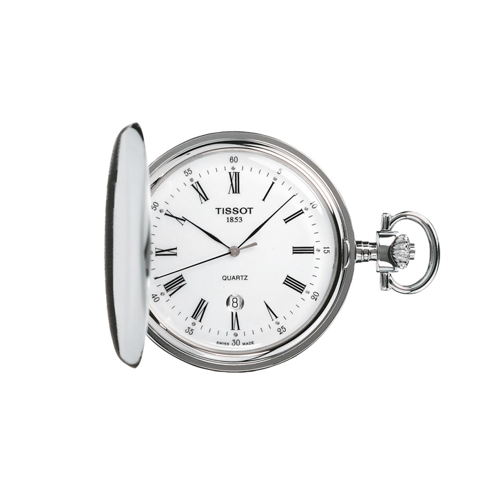 Savonette Steel Pocket Watch 48.5MM Watch