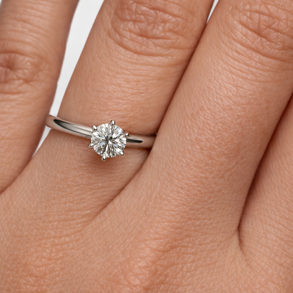 .50ct Round Diamond Solitaire Ring