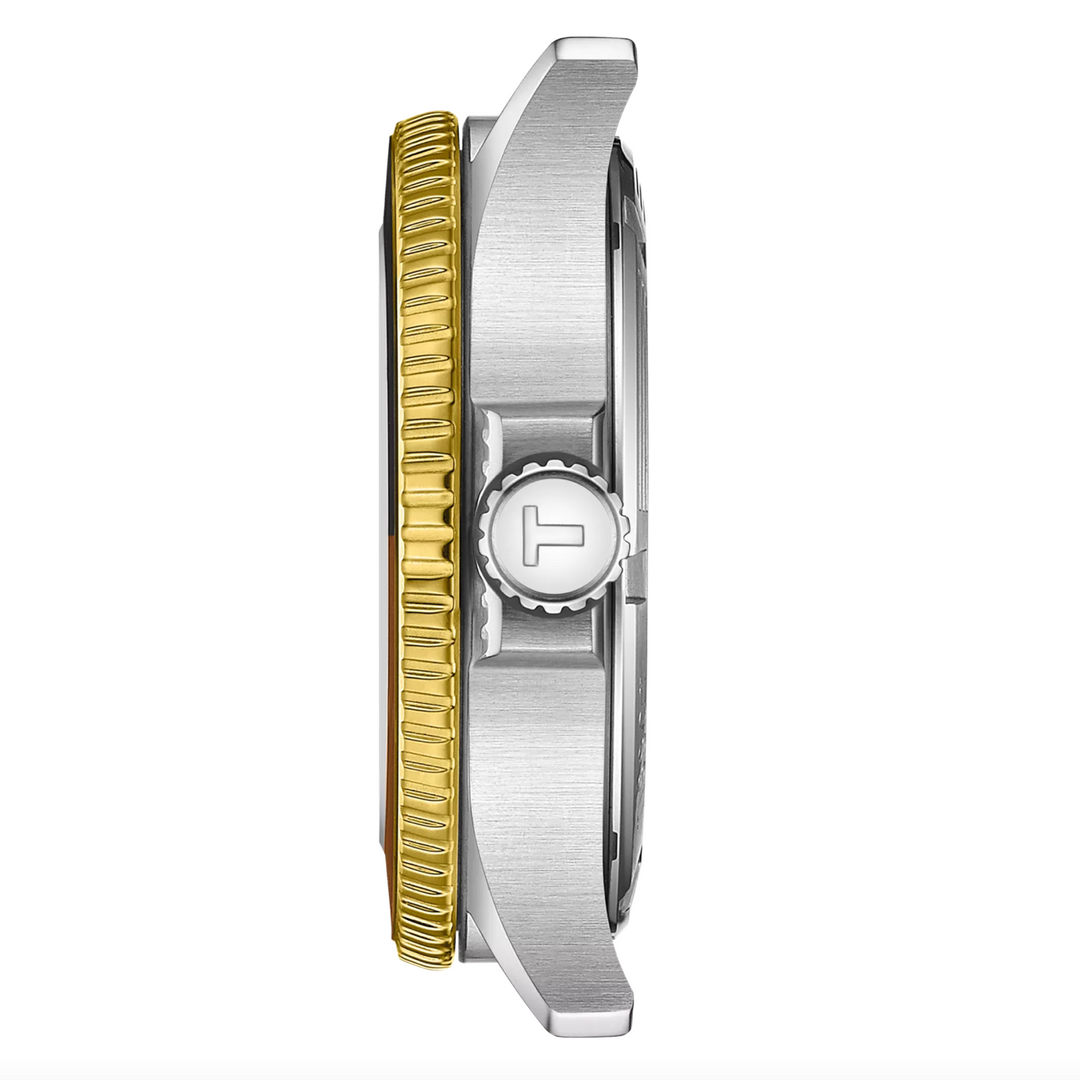 Seastar 1000 QUART GMT Steel/Yellow 40MM Watch