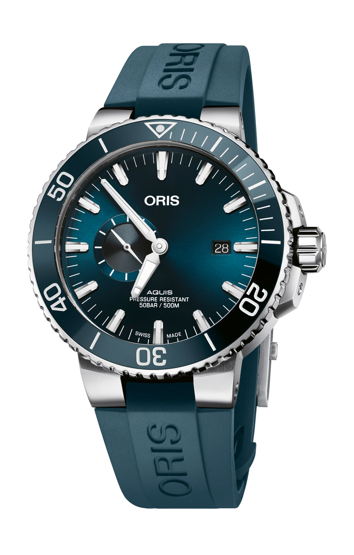 Aquis Small Second Date Blue 45.5MM Watch