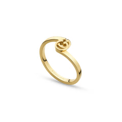 YBC457122002014|GUCCI |RUNNING G |18KY Ring Stacking GG - Size 6.75