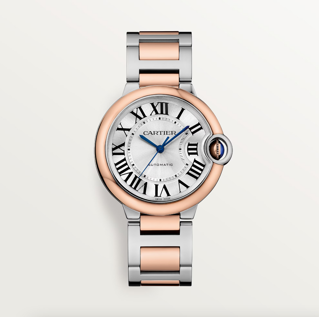 Ballon Bleu Steel and Rose Gold 36MM
